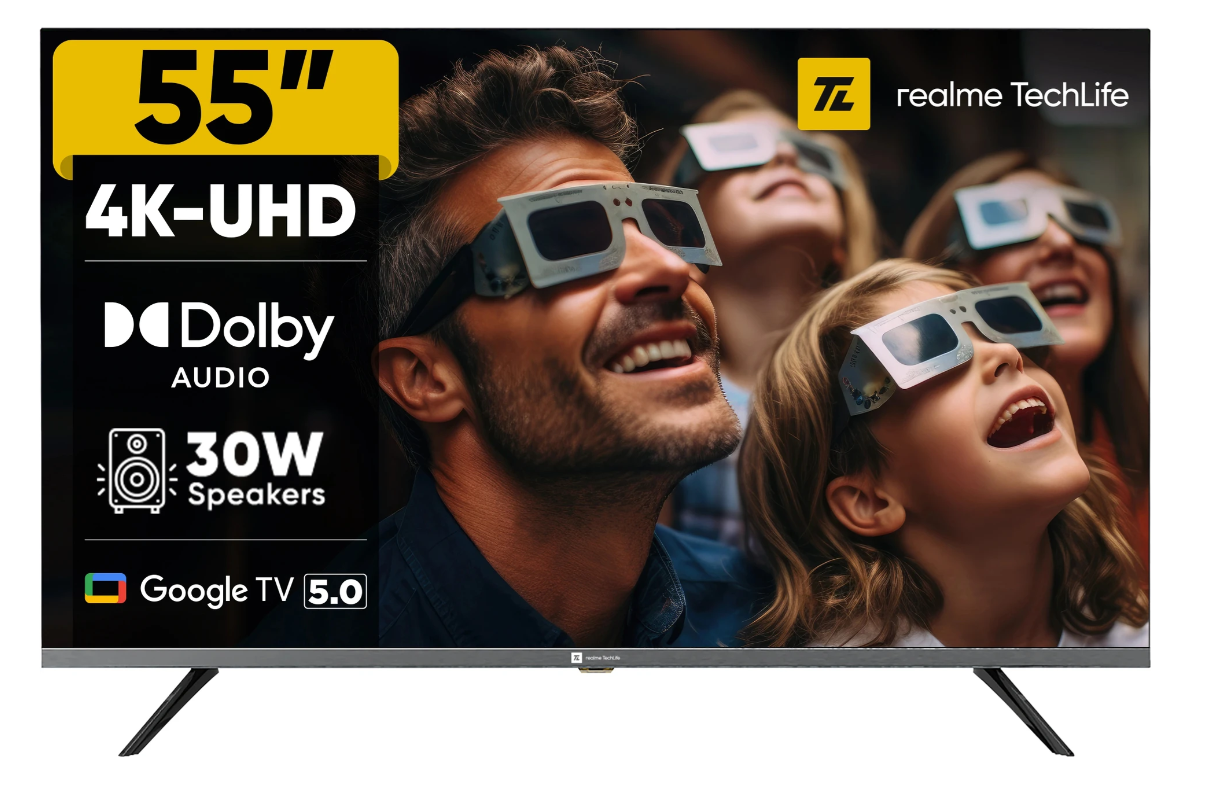 realme TechLife 139 cm (55 inch) Ultra HD (4K) LED Smart