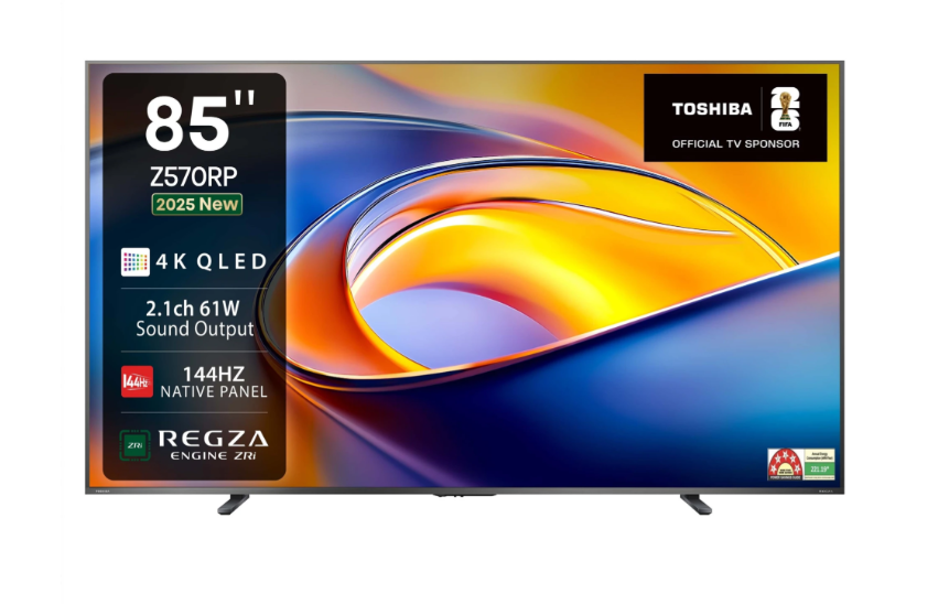 TOSHIBA 85Z570RP 215 cm (85 inch) QLED Ultra HD (4K) Smart VIDAA TV